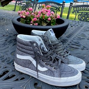 SPARKLY VANS HIGH TOPS